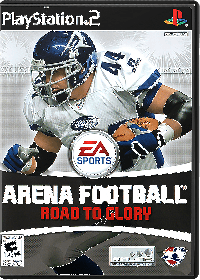 Arena Football Road to Glory Playstation 2 US box art